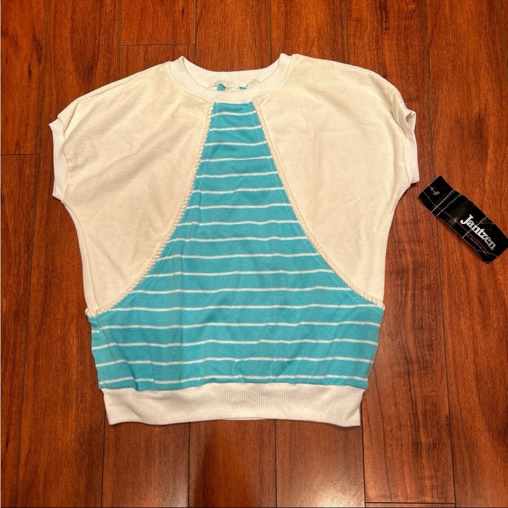 Rare Vintage Jantzen Raglan Short Sleeve Top